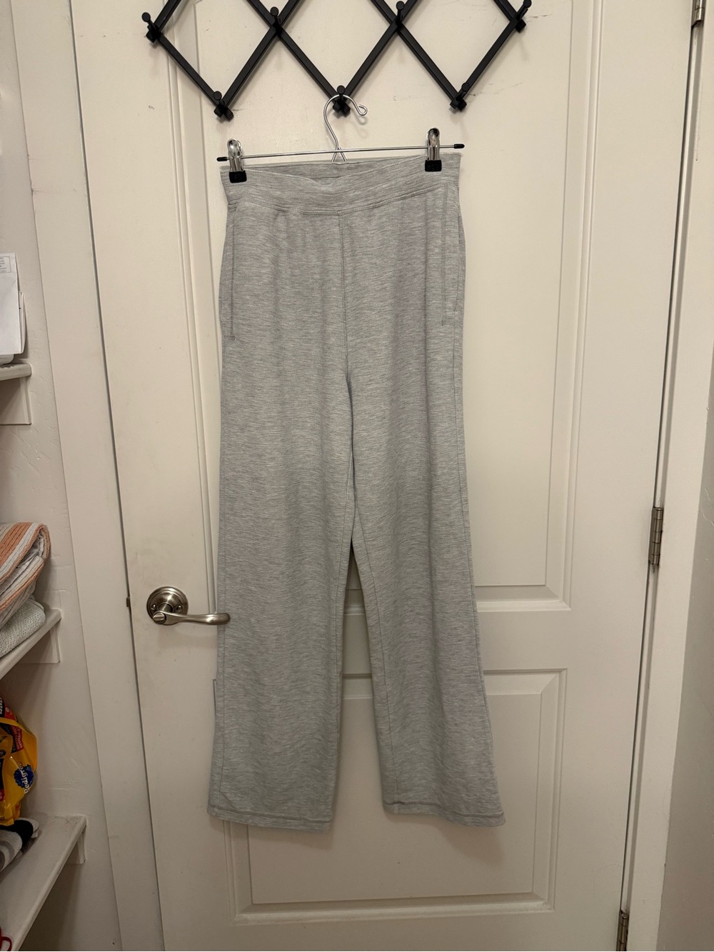 ALO Yoga Heather Gray Wide-Leg Lounge Pants